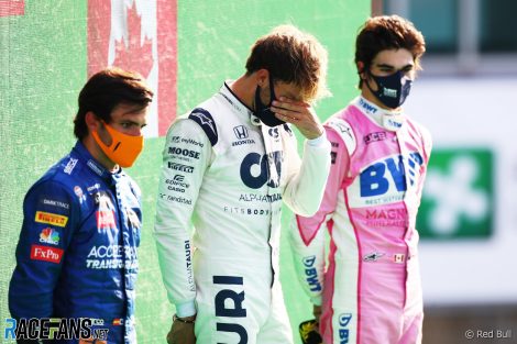 Carlos Sainz Jnr, Pierre Gasly, Lance Stroll, Monza, 2020