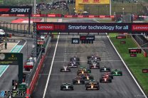Sprint race start, Shanghai, 2024