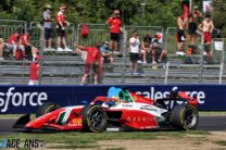Bearman charges to Monza sprint race win from eighth on grid