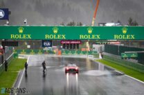 F2 sprint race postponed until after F1 qualifying due to downpour at Spa