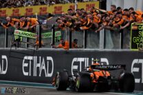 Lando Norris, McLaren, Yas Marina, 2024